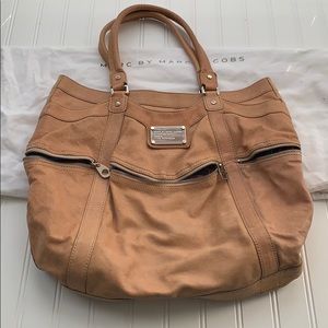 Marc by Marc Jacobs Camel Leather ZIP Hobo